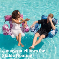 Chaise longue gonflable pour piscine – vue 3