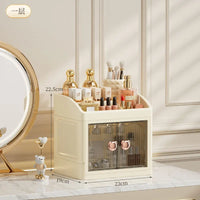 Boîte de rangement de maquillage à 3 couches