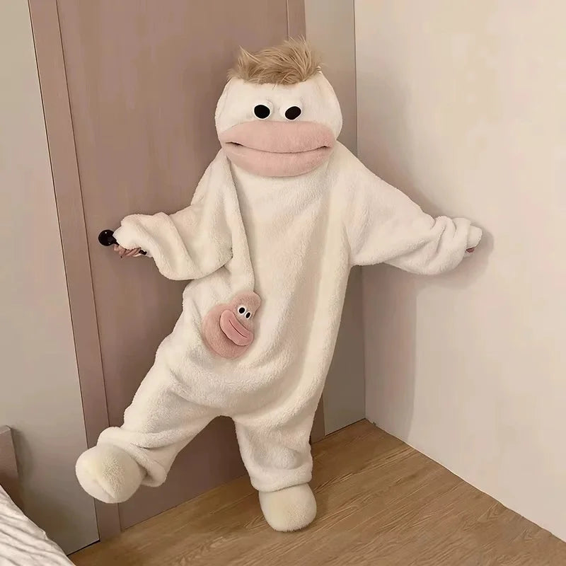 Pyjama Kigurumi Drôle et Mignon Monstre à Grande Bouche – vue 5