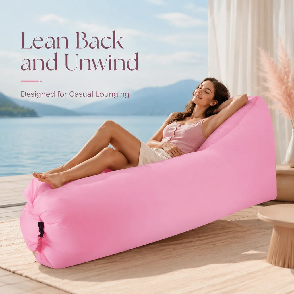 Canapé gonflable sélectionné, chaise longue individuelle – vue 3