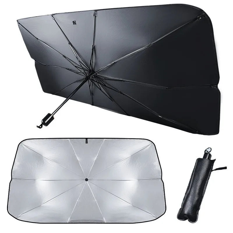 Pare-soleil pliable pour pare-brise de voiture – vue 2