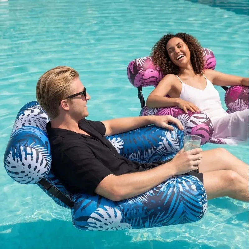 Chaise longue gonflable pour piscine – vue 2