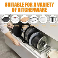 Organisateurs extensibles d'armoires de cuisine en acier inoxydable – vue 2