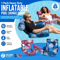 Chaise longue gonflable pour piscine