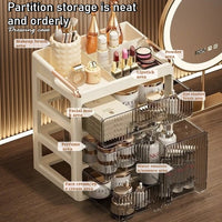 Étagère de rangement de cosmétiques à tiroir à 4 niveaux – vue 3