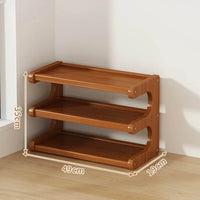 Étagère à chaussures compacte pour portes étroites