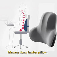 Coussin de soutien lombaire ergonomique en mousse à mémoire de forme – vue 2