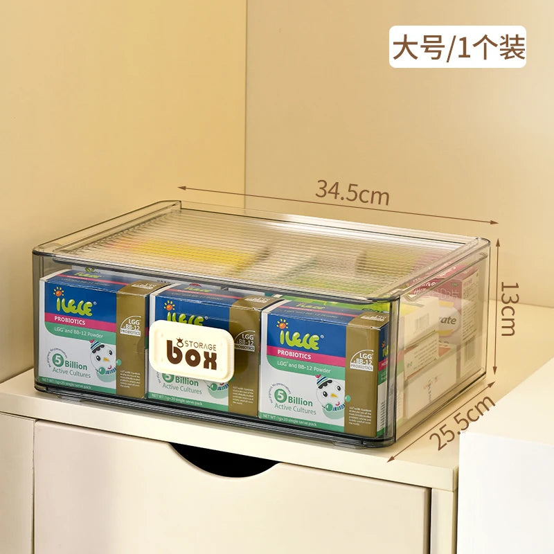 Boîte de rangement de médicaments multicouche domestique de grande capacité – vue 6