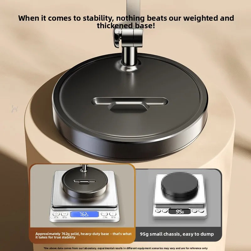 Support de téléphone réglable en acier au carbone 360° Support de prise de vue rotatif pou – vue 5