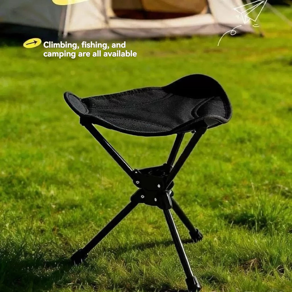 Tabouret d'extérieur populaire pliant portable triangulaire rotatif Mazza réglable pour co – vue 5
