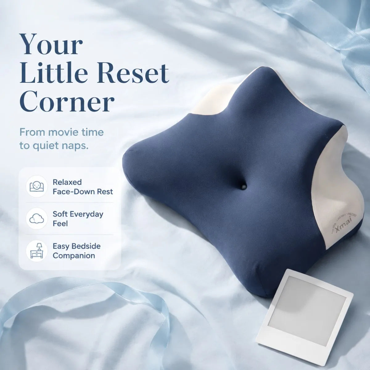 Oreiller en coton à mémoire de forme en soie fraîche de qualité supérieure avec oreiller m – vue 4