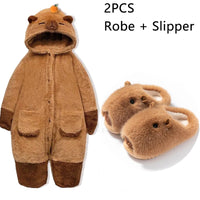 Capybara Ensemble de pyjamas pour femmes Vêtements de nuit Cosplay Licorne Kigurumi Costum