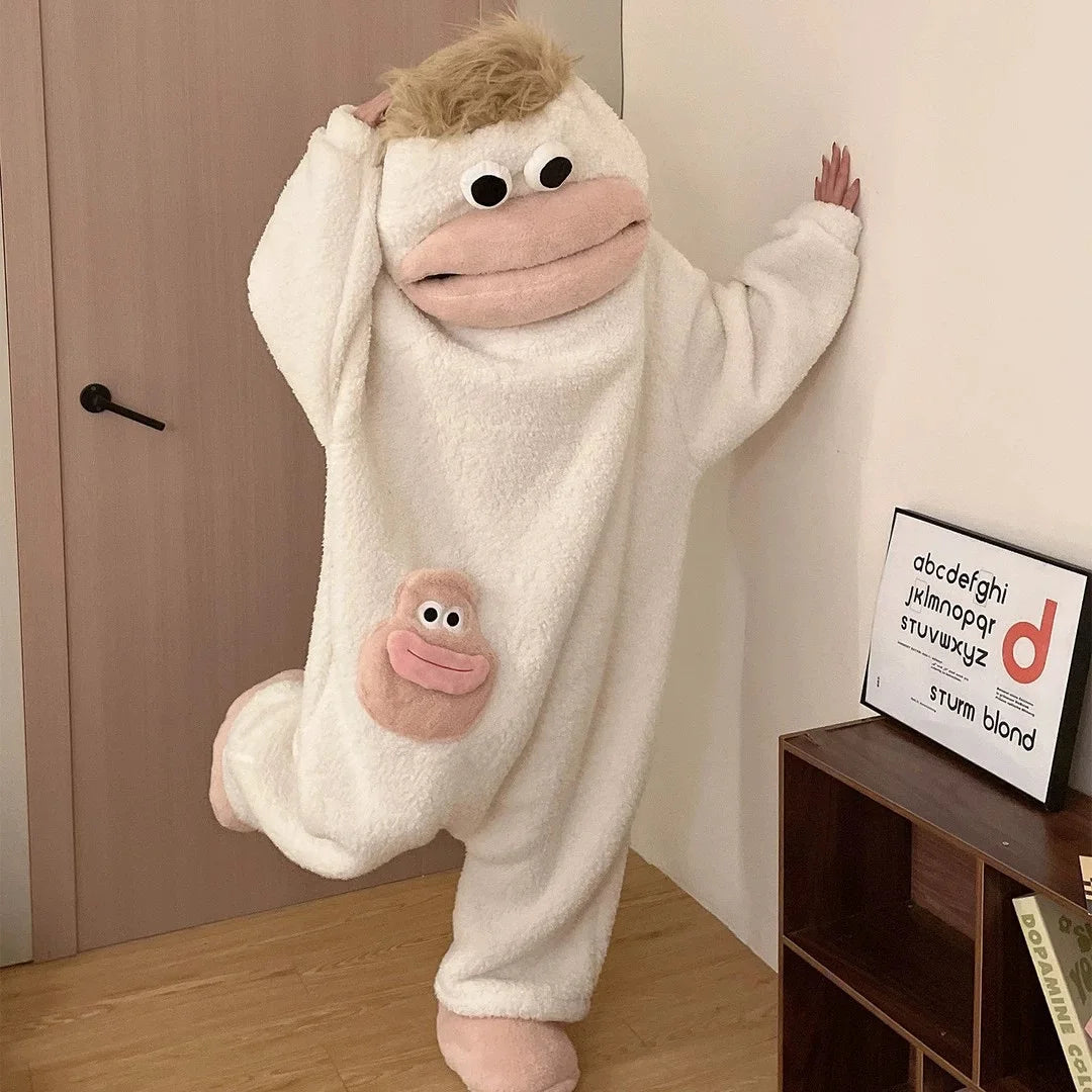 Pyjama Kigurumi Drôle et Mignon Monstre à Grande Bouche – vue 6