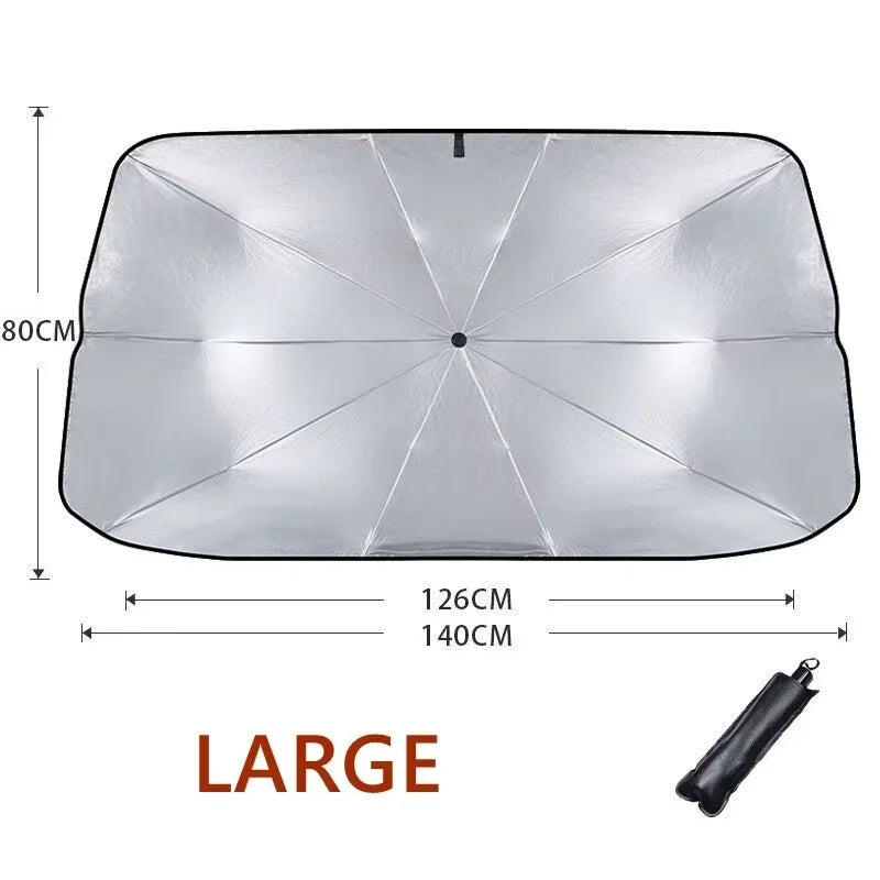 Pare-soleil pliable pour pare-brise de voiture – vue 6