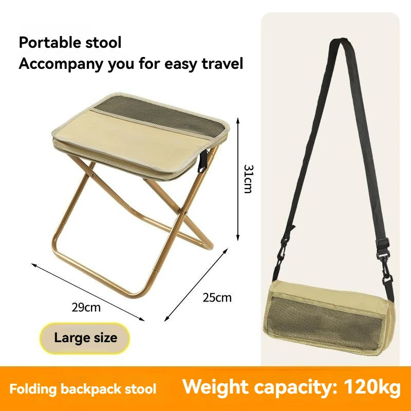 Tabouret pliant pour les loisirs en plein air