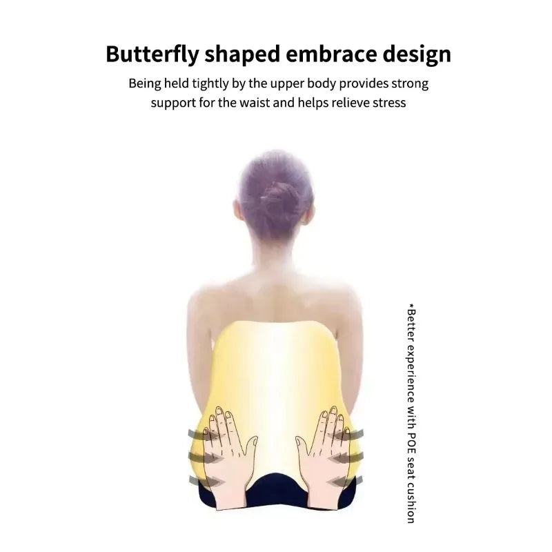 Coussin de soutien lombaire ergonomique en mousse à mémoire de forme – vue 3