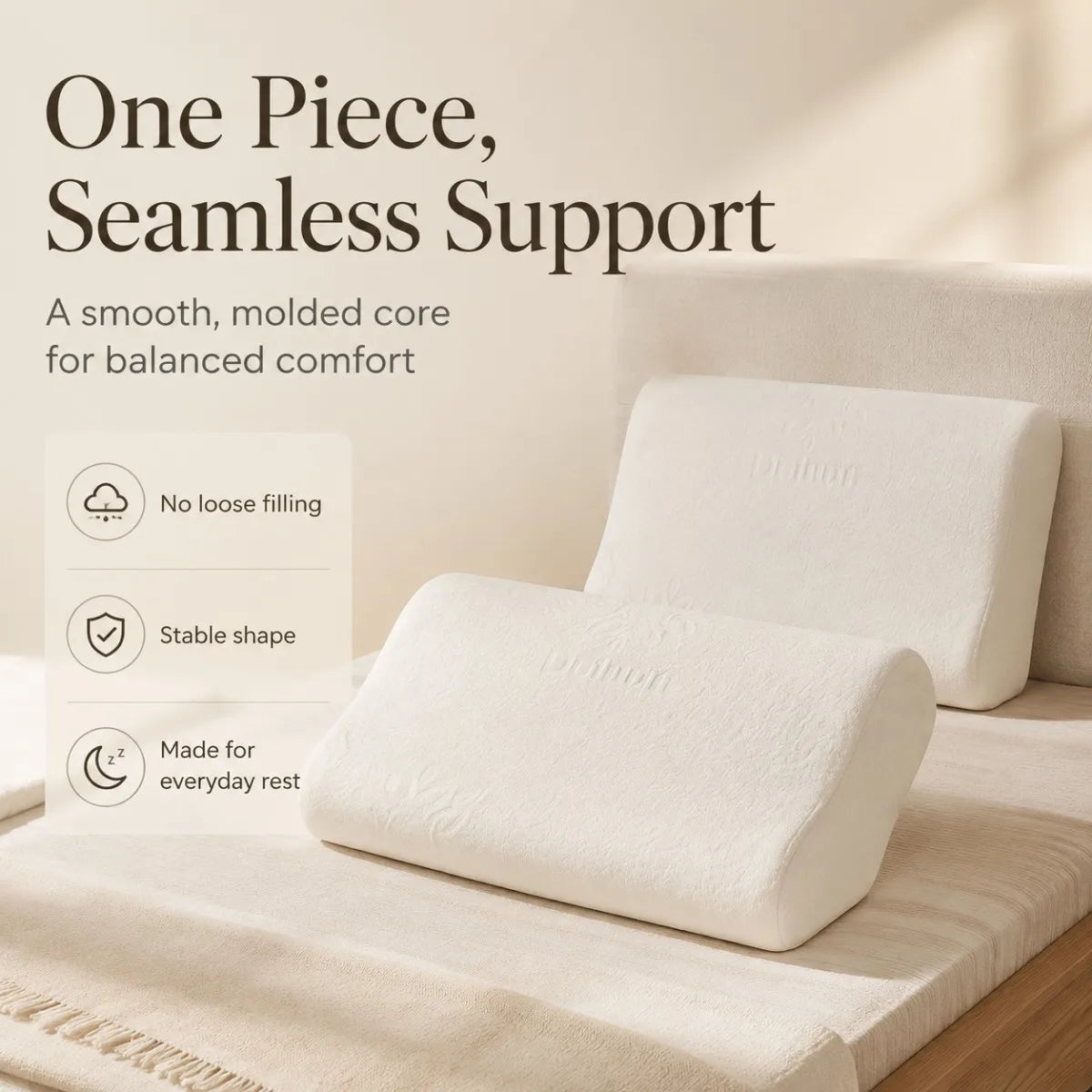 Oreiller en mousse à mémoire de forme premium pour la maison – vue 4
