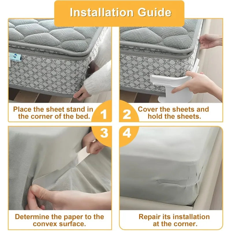 Clip de fixation de drap de lit Invisible – vue 5