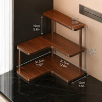 Étagère de rangement d'angle pour bureau à usage domestique – vue 4