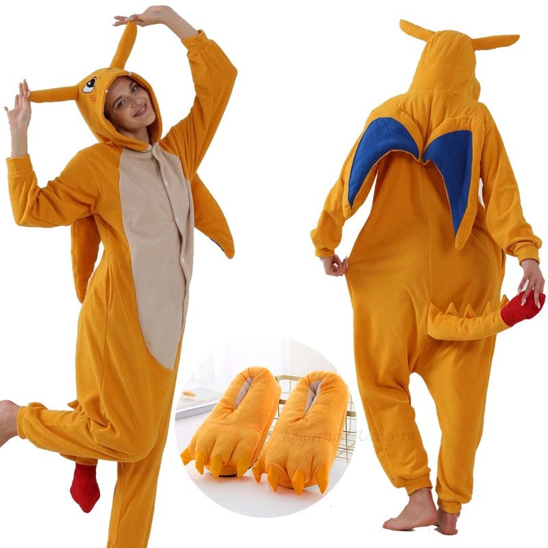 Anime Dragon Onesies pyjamas adulte combinaison Animal Halloween Costume Festival fête Cos