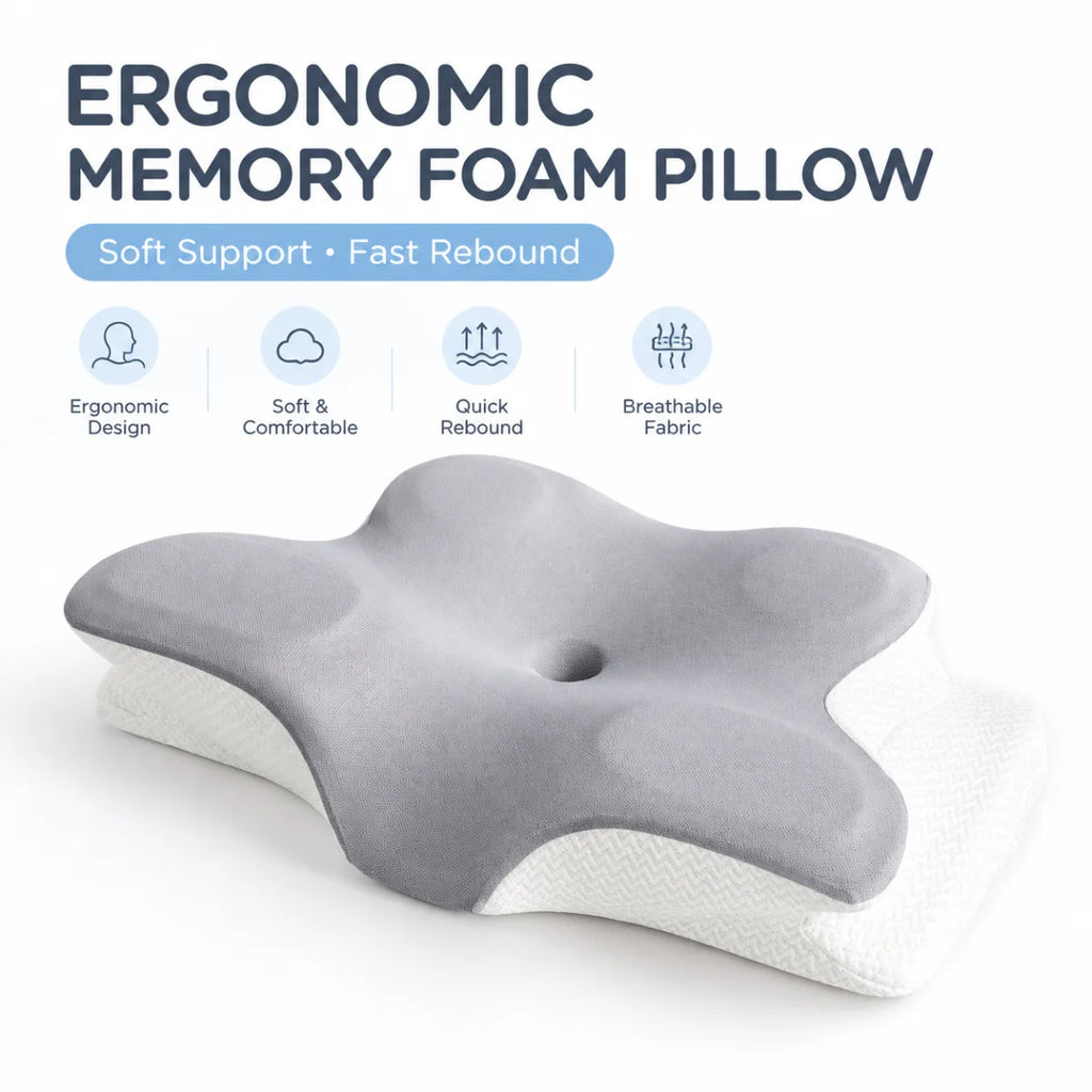 Coussin cervical en mousse à mémoire de forme