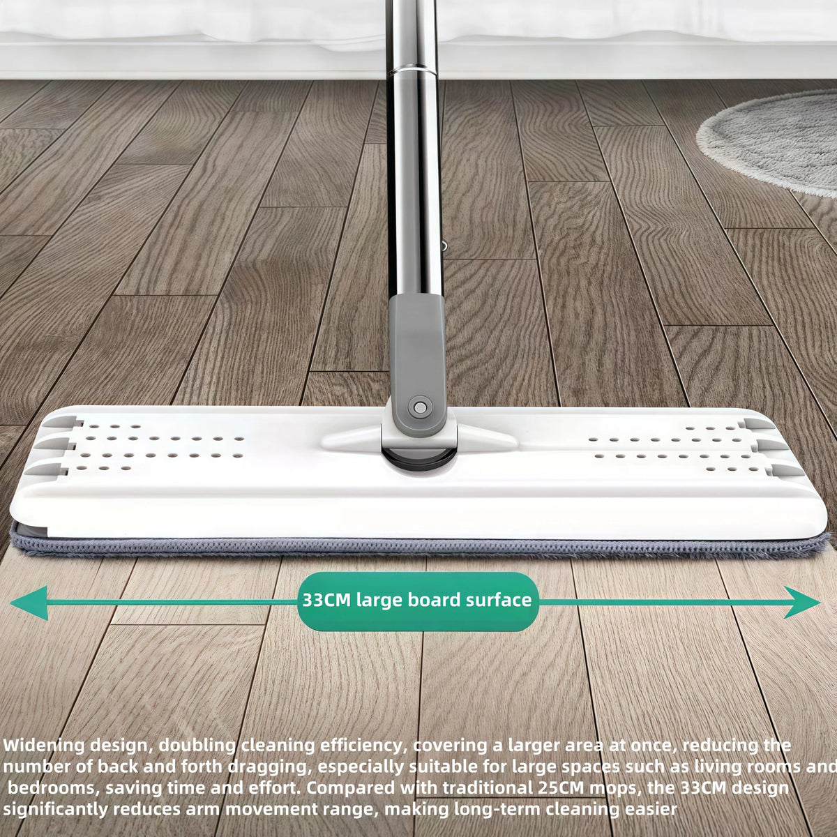 360 ° Vadrouille rotative, outils de nettoyage ménager – vue 5