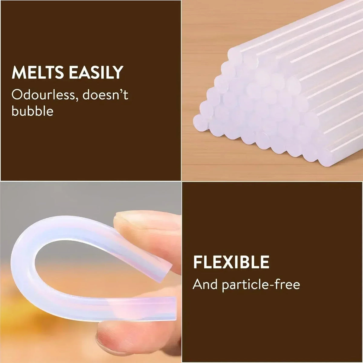 Bâtons de colle thermofusible transparents – vue 6