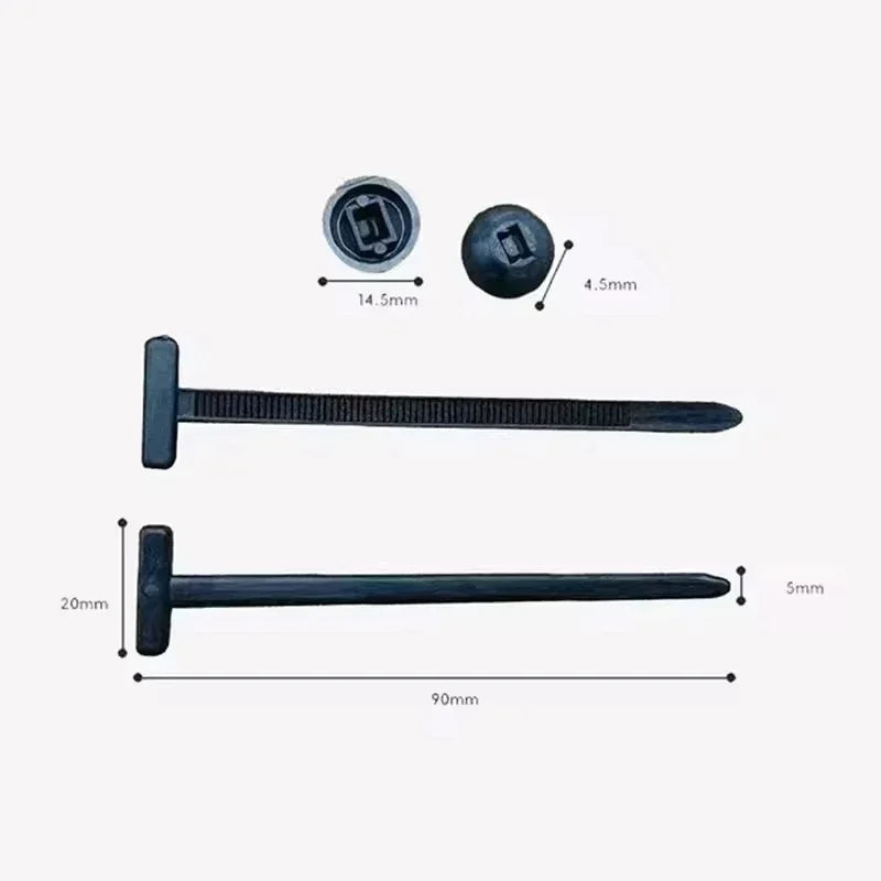 Attaches de câble en Nylon, boucle de fixation automatique – vue 6